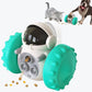 Astronaut Dog Treat Dispenser Toy Interactive Food Puzzle Feeder