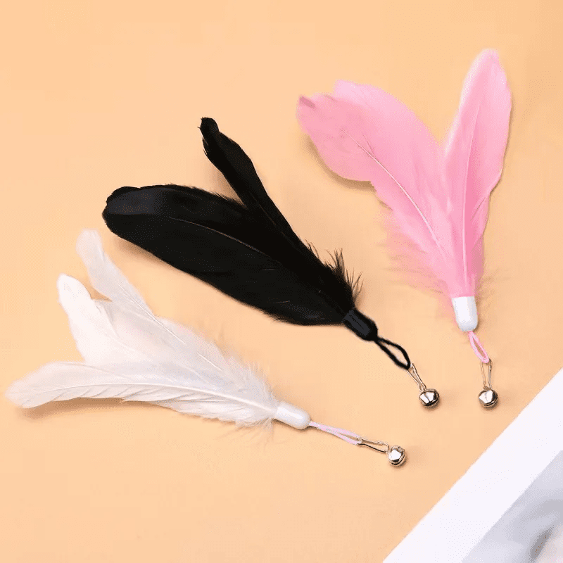 Cat Fishing Rod Toy with Suction Cup for Interactive Play