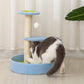 KiTree Small Cat Tree Natural Wooden Cat Tower
