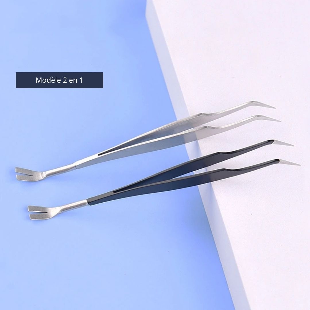 2-in-1 Tick Remover Tool for Dogs and Cats Pet Grooming Tool