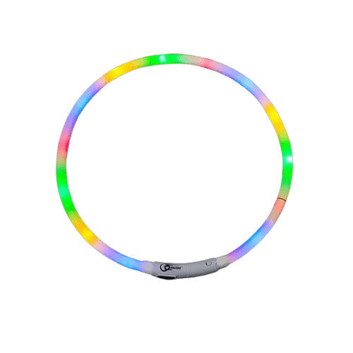 LED Dog Collar Safe Visible Light Up Pet Collar for Night Walks