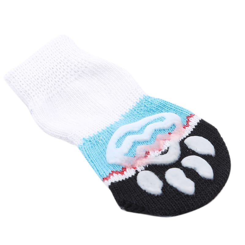 Dog Socks Panda Pattern Non Slip Pet Socks for Small Medium Dogs