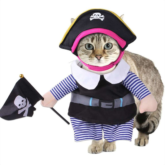 Pirate Costume for Cats and Dogs Set of 2