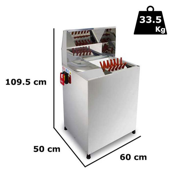 54 Finger Wet Poultry Plucker 250W Drum Feather Removing Machine