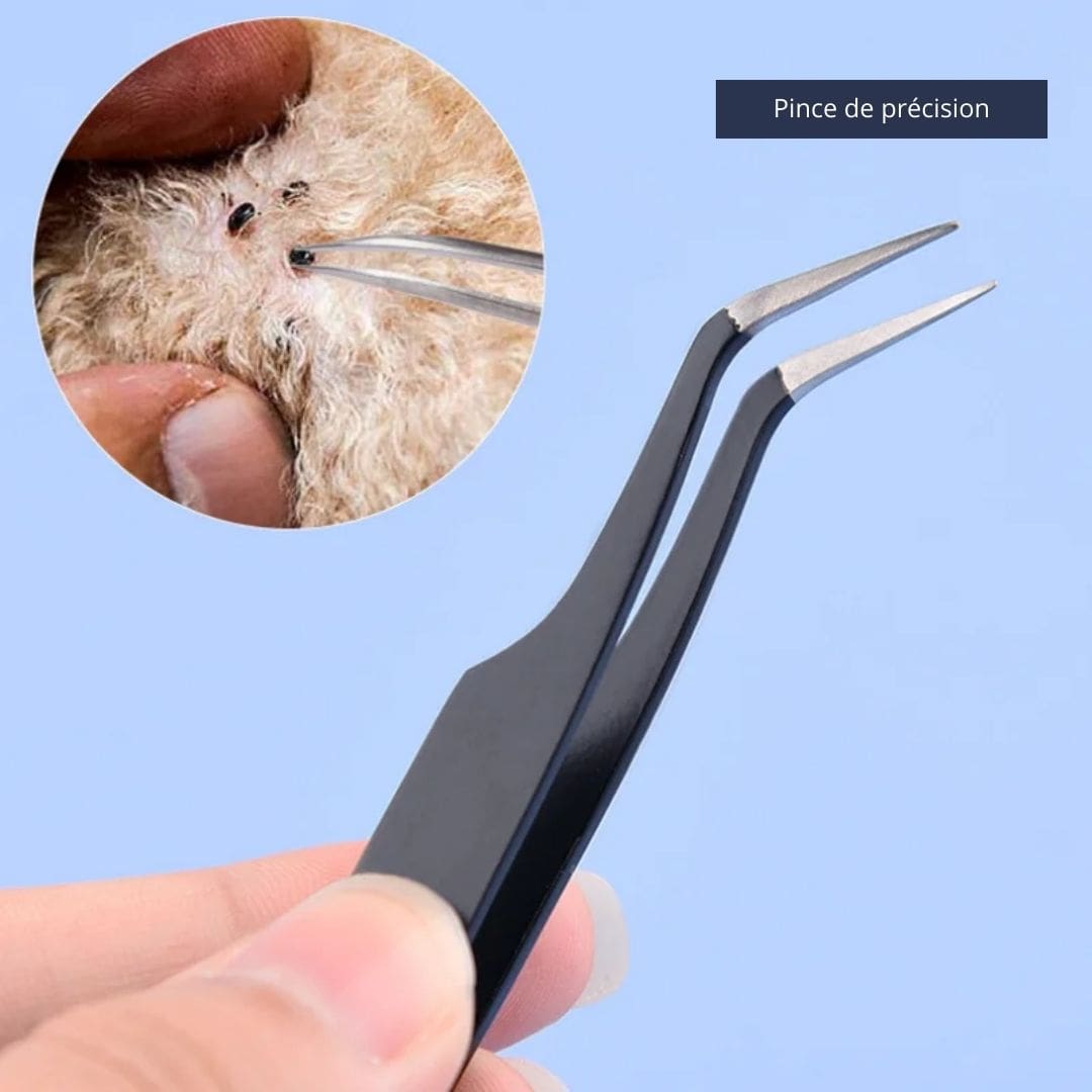 2-in-1 Tick Remover Tool for Dogs and Cats Pet Grooming Tool