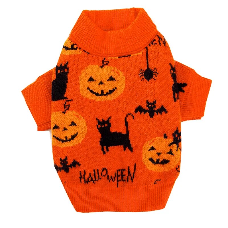 Halloween Sweater for Dog and Cat Pet Costume Holiday Pullover