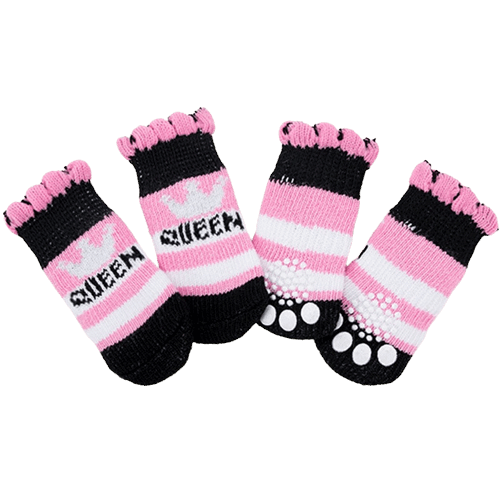 Dog Socks Non Slip Queen Grip Socks for Dogs