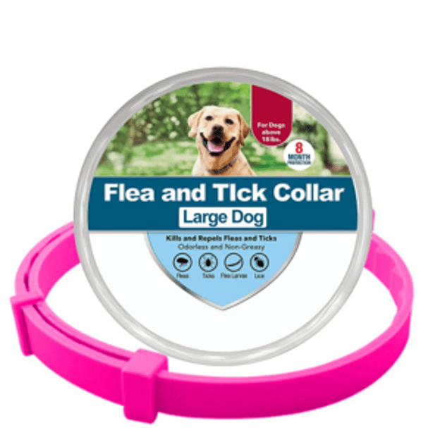 Natural Flea and Tick Collar for Dogs and Cats Pest Protection