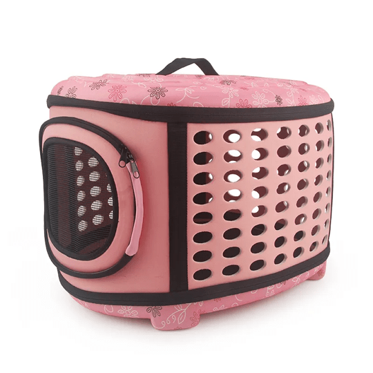 Semi-Rigid Pet Carrier Bag for Dogs and Cats Durable Travel Tote