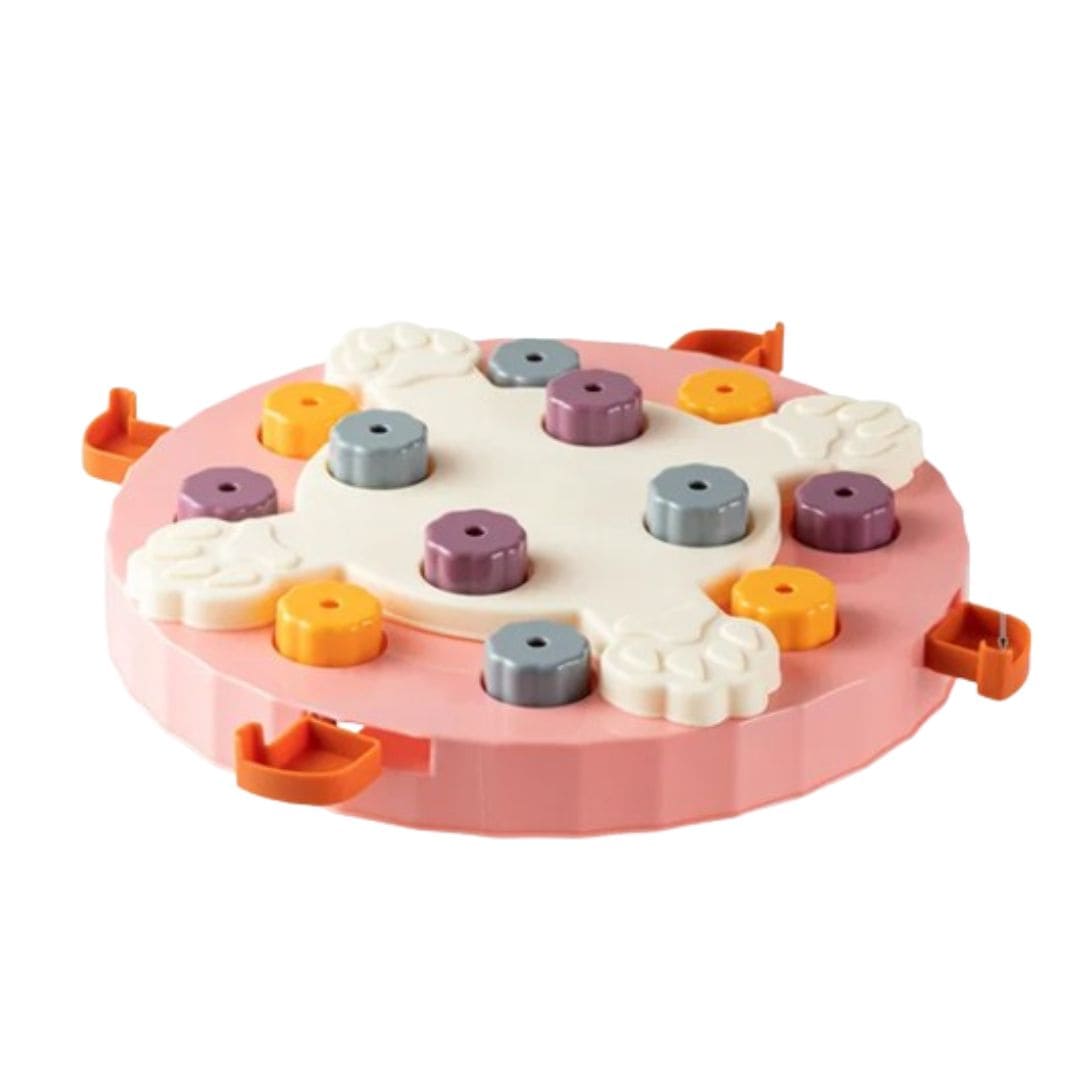 Interactive Slow Feeder Puzzle Toy for Dogs and Cats Food Dispensing Treat Game