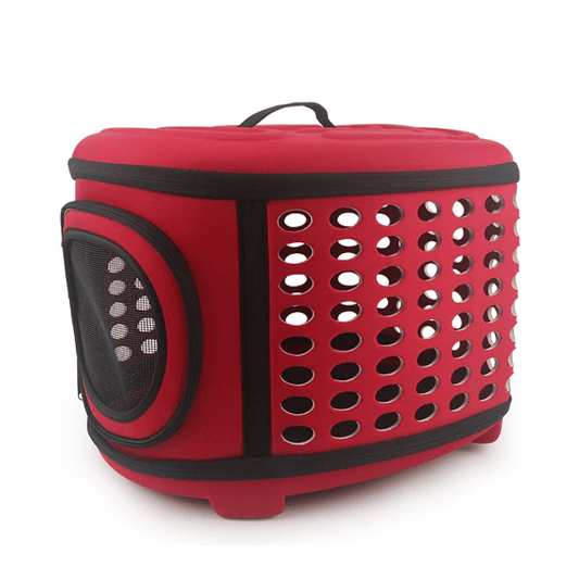 Semi-Rigid Pet Carrier Bag for Dogs and Cats Durable Travel Tote