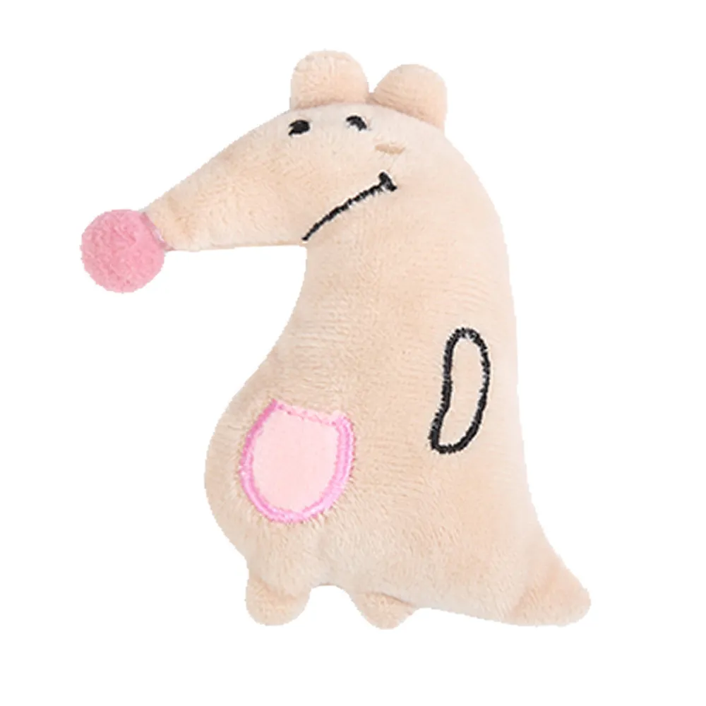 Mini Plush Cat Toys Soft Small Stuffed Animals for Cats Kitten Play