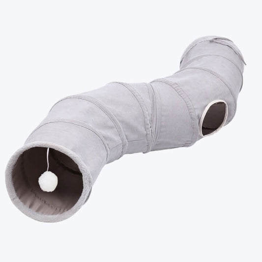 Large Cat Tunnel Toy Interactive Play Tube for Cats and Kittens