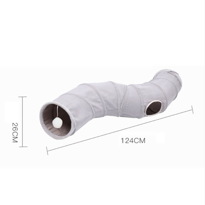 Large Cat Tunnel Toy Interactive Play Tube for Cats and Kittens