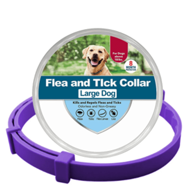 Natural Flea and Tick Collar for Dogs and Cats Pest Protection
